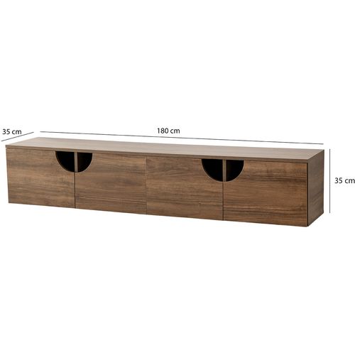 Grotte - Walnut Walnut TV Stand slika 5