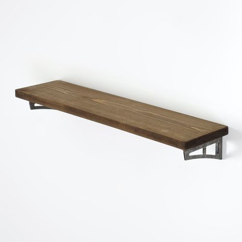 LAM019 Walnut Decorative Wooden Wall Shelf slika 2