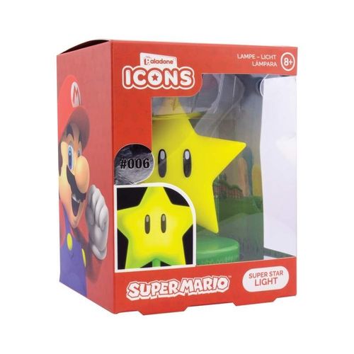 Super Mario Bros Star Icons lamp 12cm slika 3