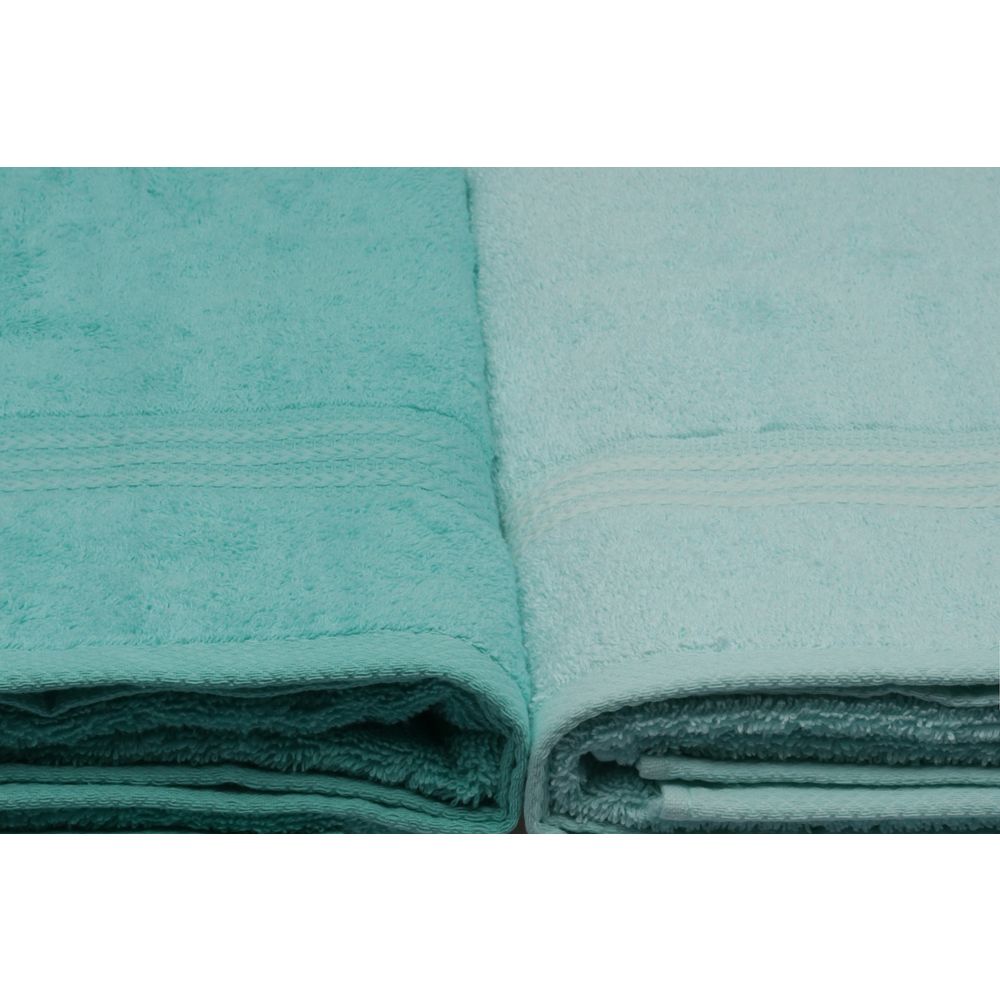 Set Peškira Rainbow - Vodeno Zelena i Svijetlo Zelena Mint (4 Komada) slika 4