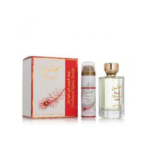 Lattafa Mahasin Crystal EDP 100 ml + DEO VAPO 75 ml (woman)