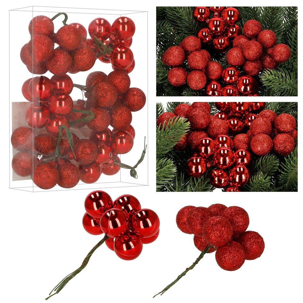 Ca1516 set božićnih kuglica 2,5 cm 54 kom. slika 2