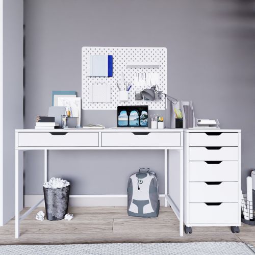 Duru Set 1600-49 White Study Desk slika 5