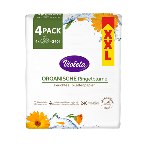 Violeta vlažni toaletni papir neven 4pack mix = 240 komada slika 1