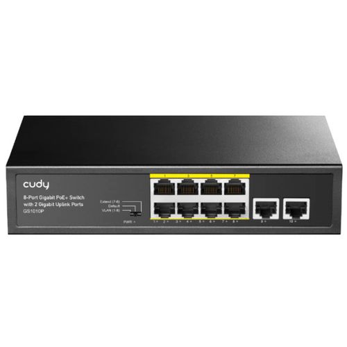 Cudy GS1010PS2 8-Port Gigabit PoE+ Switch with 2 Gigabit Uplink ports and 2 Gigabit SFP slot 120W slika 11