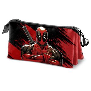 Marvel Deadpool Plus Bad triple pencil case