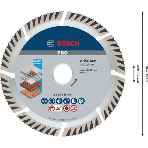 PRO Dij. ploča  MultiM,150x22,23mm slika 3