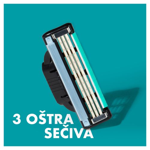 Gillette Mach 3 brijač + dopuna + Series Gel 200ml sa neseserom  slika 5