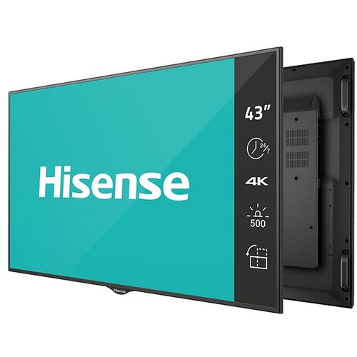 Hisense digital signage display 43BM66AE 43'' / 4K / 500 nits / 60 Hz / (24h / 7 dana) slika 1