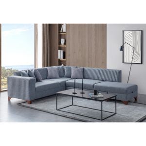 Ugaona Sofa West Desna - boja: siva