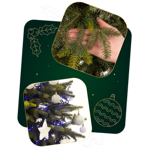 Ct0198 prirodna smreka na deblu 150 cm