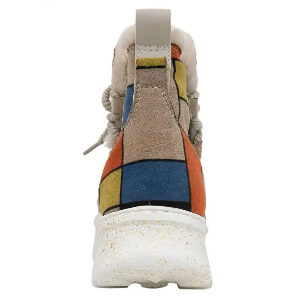 DOGO Ženske čizme Snowie Piet Mondrian slika 5