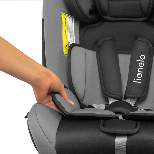 Lionelo Auto-sedište SANDER, 2x ISOFIX, 0-36Kg, siva slika 13