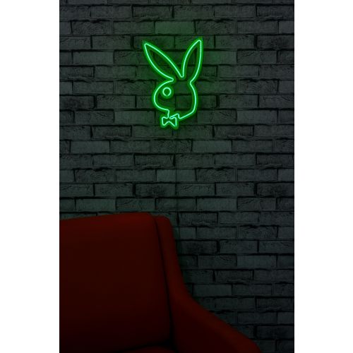 Wallity Ukrasna plastična LED rasvjeta, Playboy - Green slika 2