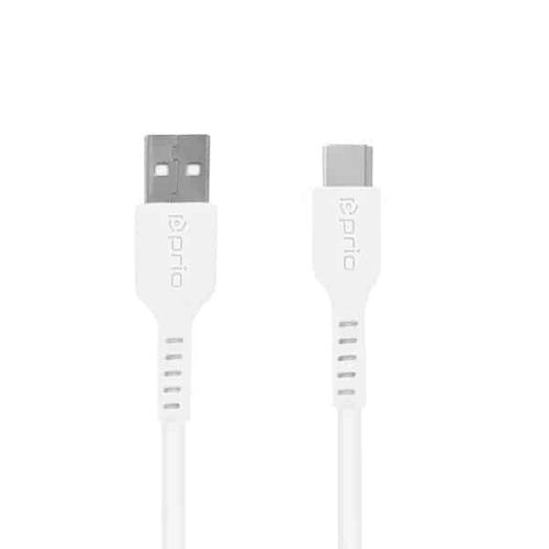 Prio High-Speed Charge & Sync USB C na USB A kabel 3A 0,25 m bijeli slika 2