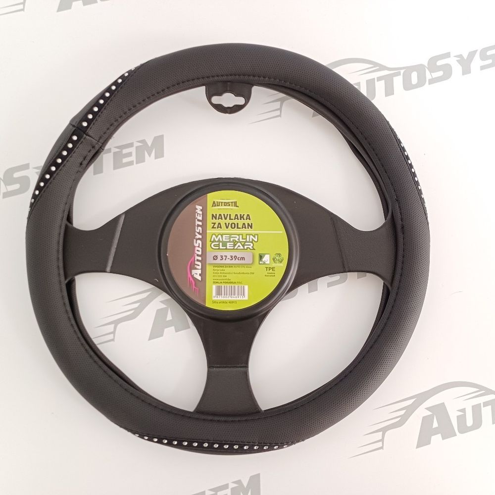 AutoSystem Navlaka za volan, Merlin Clear, 37 do 39 cm slika 1