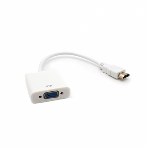 JWD HDMI-VGA M/F White Adapter 