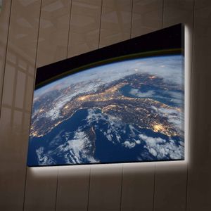 NASA-025 Šareno Dekorativno LED Osvijetljeno Platno
