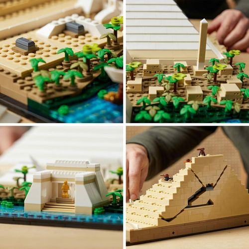 Playset Lego 21058 Architecture The Great Pyramid of Giza 1476 Dijelovi slika 2