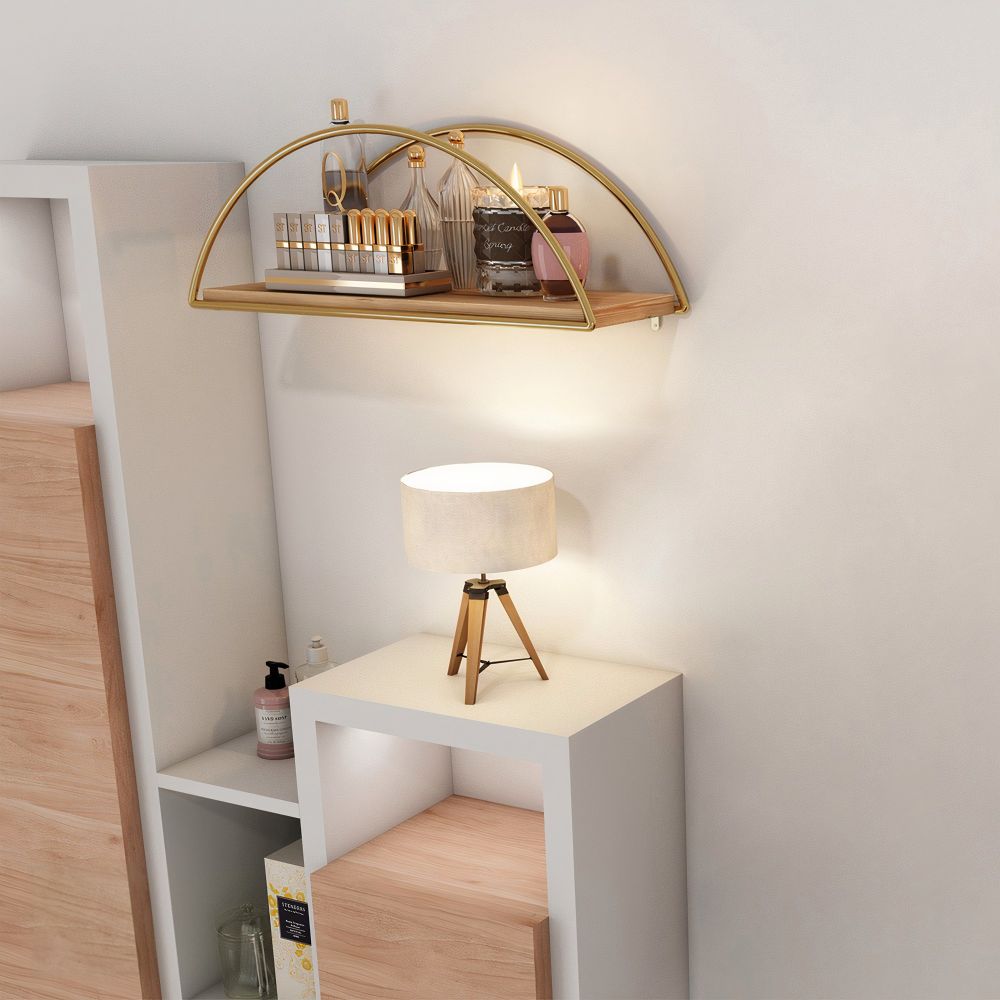 Dekorativni Duvar Raf 2 Gold - Braon slika 4