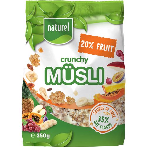 Naturel Crunchy muesli s voćem 350g slika 1