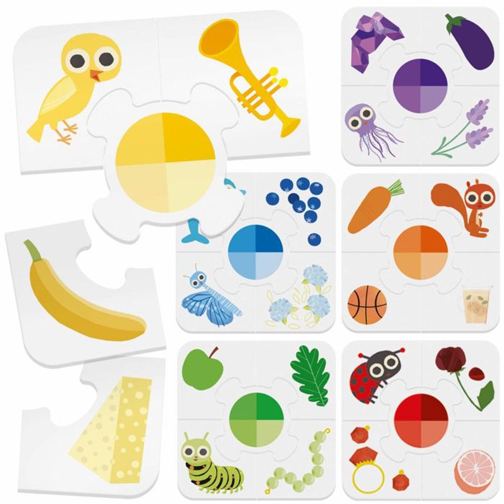 HEADU Edukativna slagalica Colorito Montessori, 6kom slika 2
