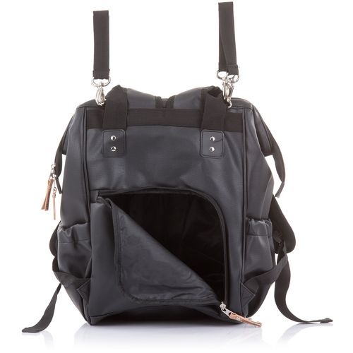 Chipolino torba / ruksak Black leather  slika 6