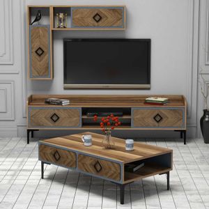 Samba - Blue Walnut
Blue Living Room Furniture Set