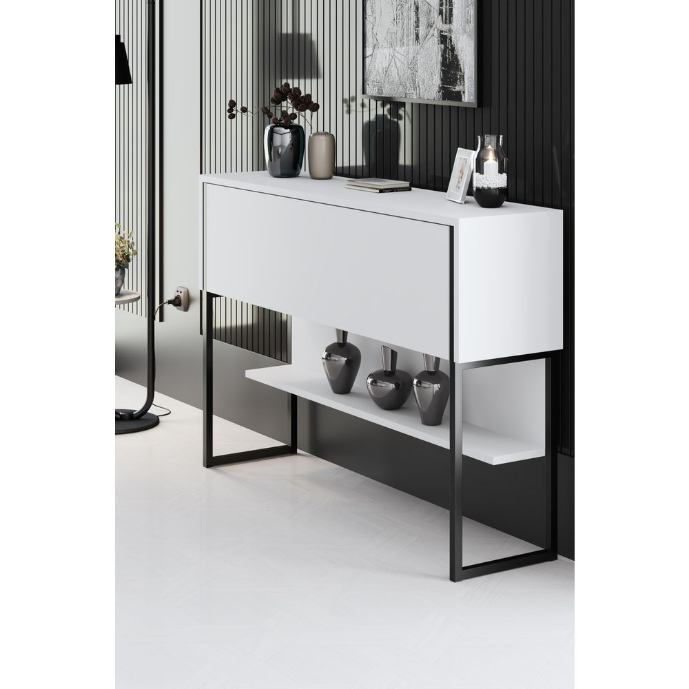 Luxe - Crni i Bijeli Komoda slika 2