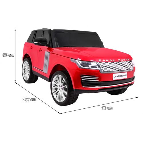 Licencirani auto na akumulator Range Rover HSE 4x4 - dvosjed - crveni/lakirani slika 2