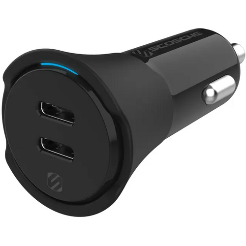 SCOSCHE, PowerVolt PD40, auto punjač, dual port 40W USB-C slika 1