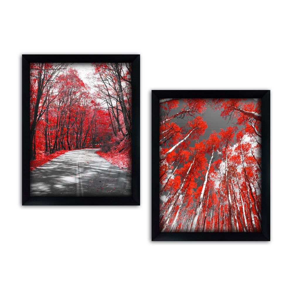 Dekorativna Slika u Okviru, Višebojna - SYC7436502515507 (Set od 2 Komada) slika 2