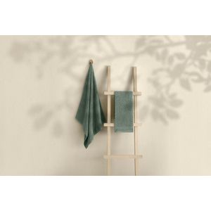 1015A-071-2 Green Bath Towel Set (2 Pieces)