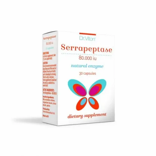 Dr. Viton Serrapeptase 80.000 IU 30 kapsula slika 1