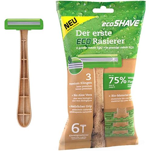 ecoSHAVE jednokratne britvice za muškarce, 6 kom/pakiranju slika 1