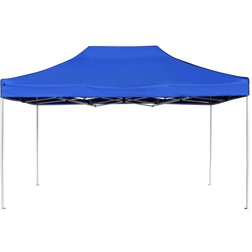 Profesionalni sklopivi šator za zabave 4,5 x 3 m plavi slika 18