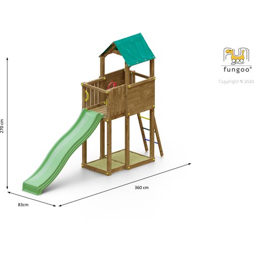 Fungoo set BOOMER 1 - drveno dječje igralište slika 2