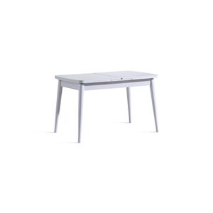 Milla - White White Extendable Dining Table