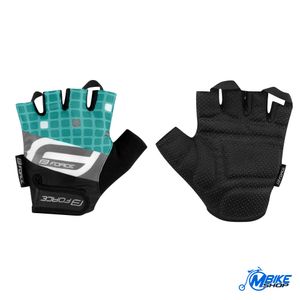Force Rukavice za biciklizam Square Turquoise