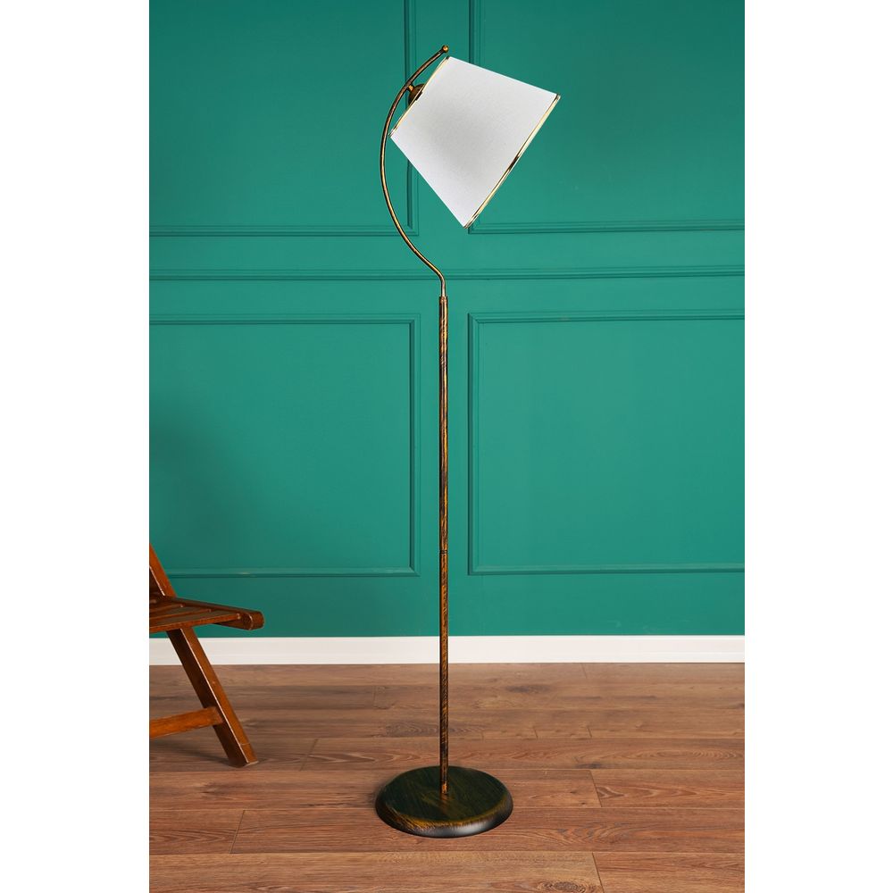 Konična Podna Lampa - Bijela slika 1