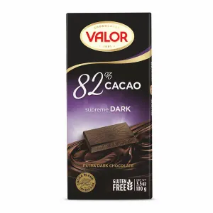 Valor čokolada Dark 82% Premium 100 g