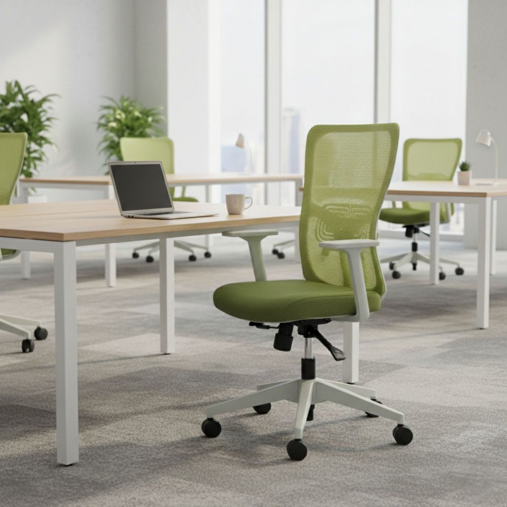 Office chair Lumbar 108 - Green colour slika 1