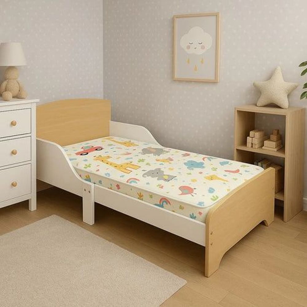 Kinder Home Drveni dječiji krevet 140x70cm slika 9