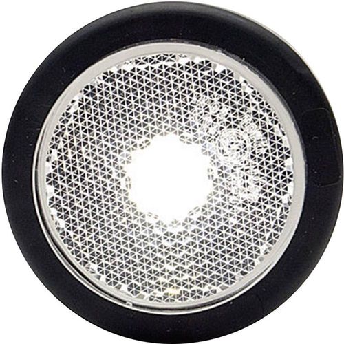 WAS bočna svjetiljka za označavanje rubova  odsevno svjetlo, stražnje svjetlo, reflektor iza 12 V, 24 V bijela slika 1