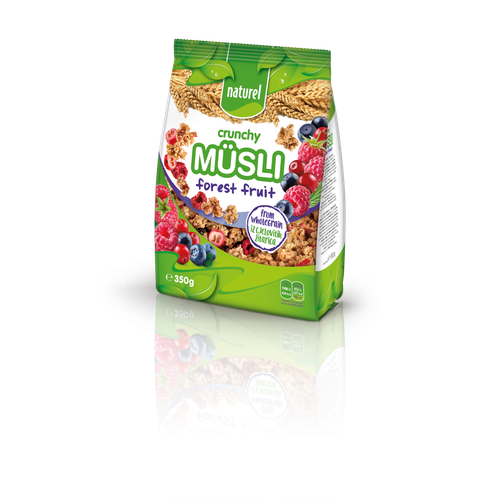 Naturel Wholegrain crunchy muesli šumsko voće 350g slika 1