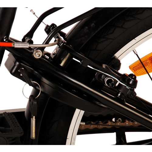 Volare Thombike 20" dječji bicikl s dvije ručne kočnice crno-narančasti slika 17