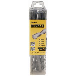 DEWALT DT60300 8-dijelni set svrdala, 6-10 mm