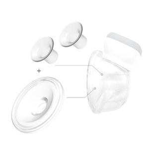 BabyOno set rezervnih dijelova za izdajalicu Shelly 1000 KIT II - silikonski nastavak 28 mm i lijevci 24 mm i 21 mm