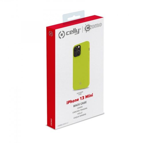 CELLY Futrola CROMO za iPhone 13 MINI u FLUORESCENTNO ŽUTOJ boji slika 4