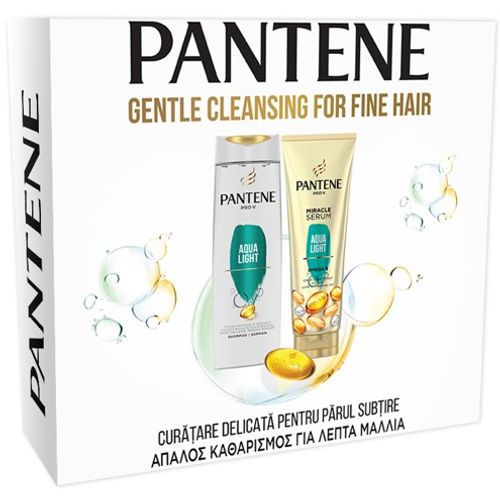 Pantene Pro-V Aqua Light šampon 400ml + 3MM regenerator 200ml gifting pakovanje slika 1